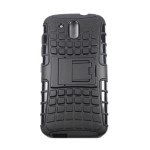 Case Protector Silicone Dual  HTC 526 Black w/kickstand (15004453) by www.tiendakimerex.com